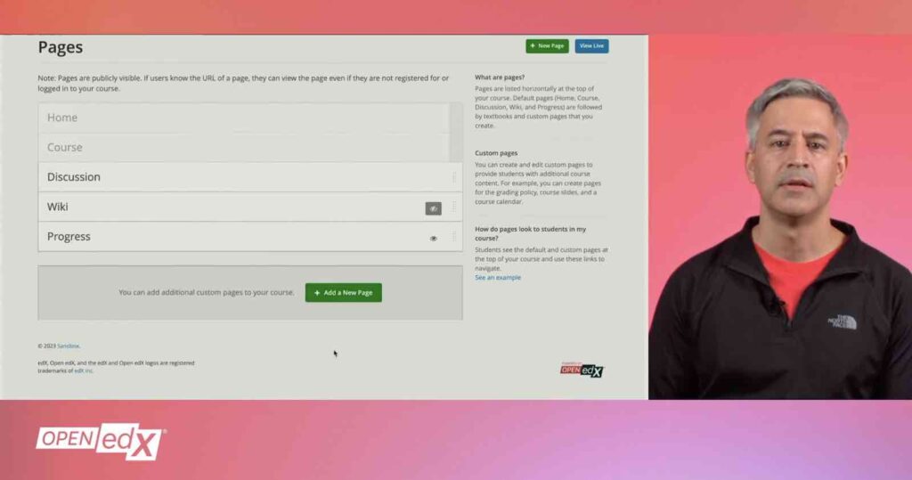 How to Customize Your Course with Custom Pages - open edx studio